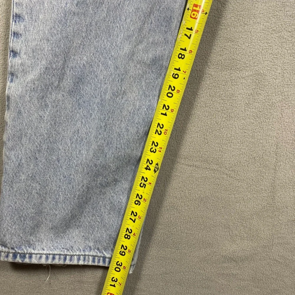 Levi's Jeans Mens 32 Light Blue Straight Low Pro Straight Light Wash